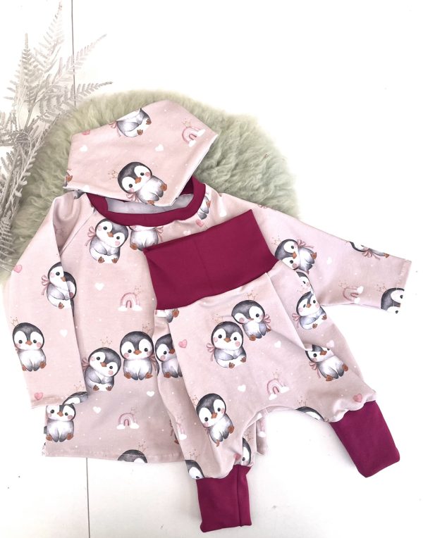 Jerseystoff Eigenproduktion Pinguinliebe – Bild 3