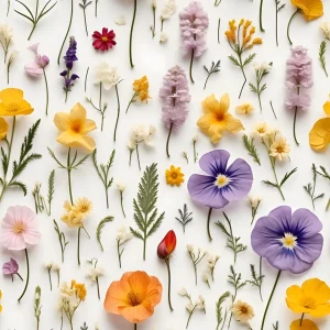 Jerseystoff Eigenproduktion Blumenwiese