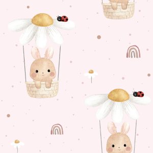 Jerseystoff Eigenproduktion flying Bunny
