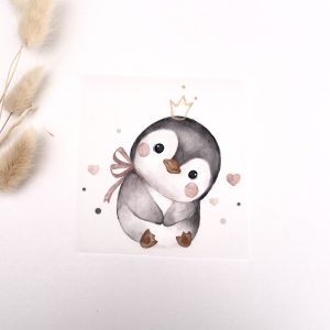 Bügelbild Pinguin