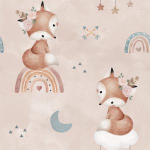 Jerseystoff Eigenproduktion Boho Fox