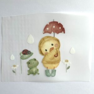 Bügelbild Rainy Duck