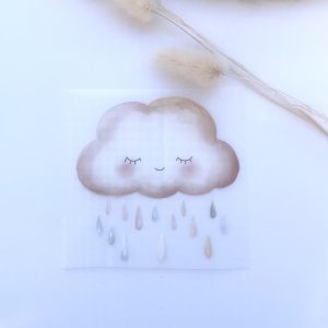 Bügelbild Wolke