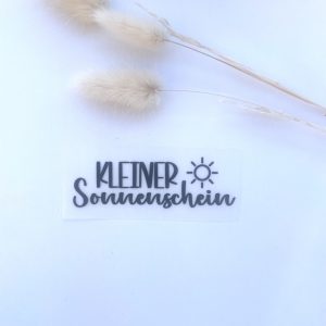 Bügelbild Kleiner Sonnenschein