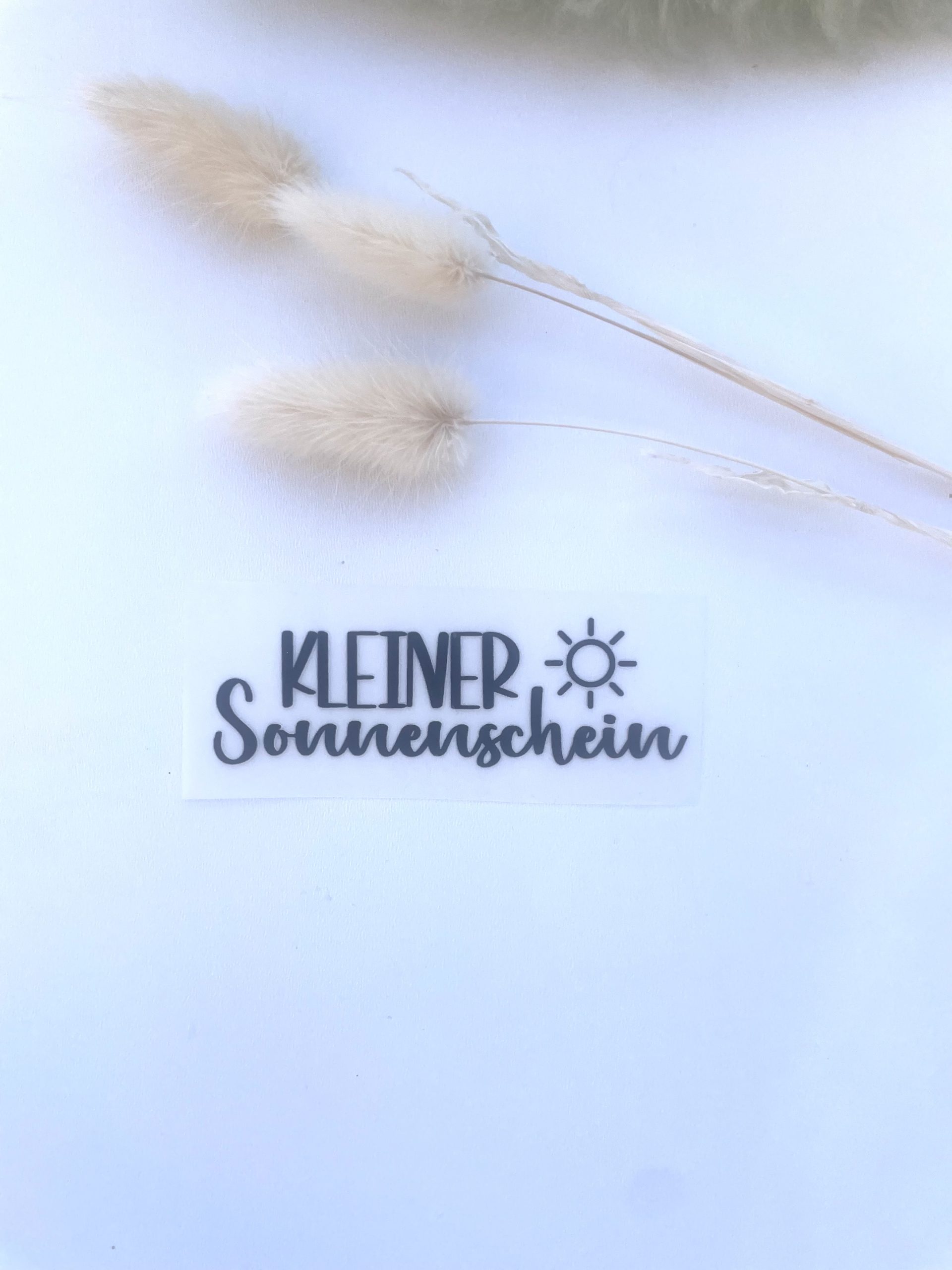 Bügelbild Kleiner Sonnenschein