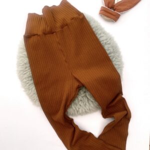 Leggings Ripp Ockerbraun