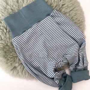 Pumphose blau gestreift